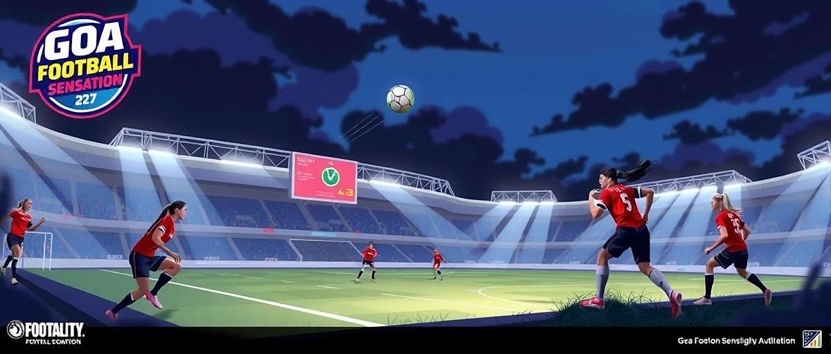Goa Football Sensation Future Updates Concept art for upcoming Goa Football Sensation features including new stadiums and women's teams